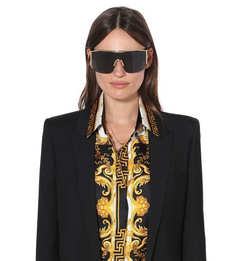 versace medusa halo sunglasses|versace 60mm embellished oval sunglasses.